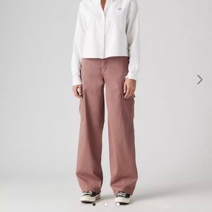 Levi's Women's Dusty Rose Wide Leg Pants